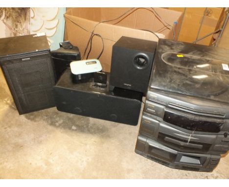 A STEREO, SPEAKER, RADIO ETC