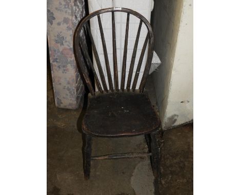 Stick Back Country Chair with Shaped Seat 