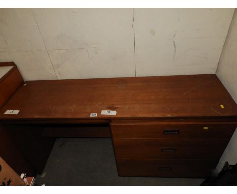 Vintage Three Drawer Writing Desk 