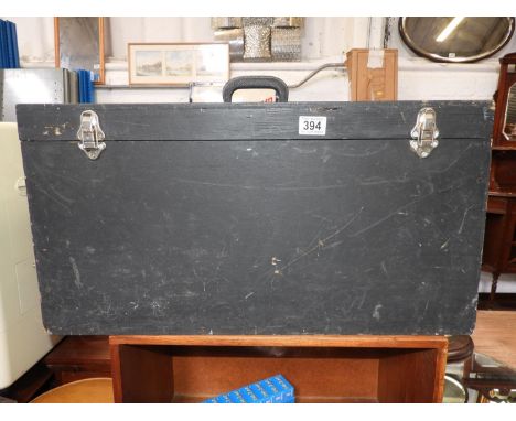 Painted Wooden Trunk 
