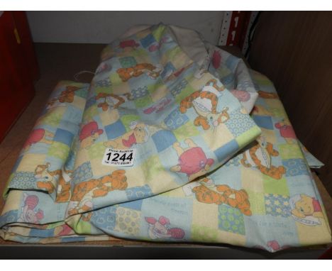 Pair of Winnie the Pooh Curtains 
