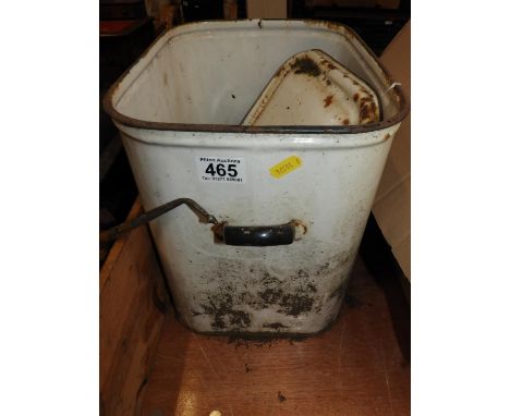 Vintage Enamelled Bread Bin 