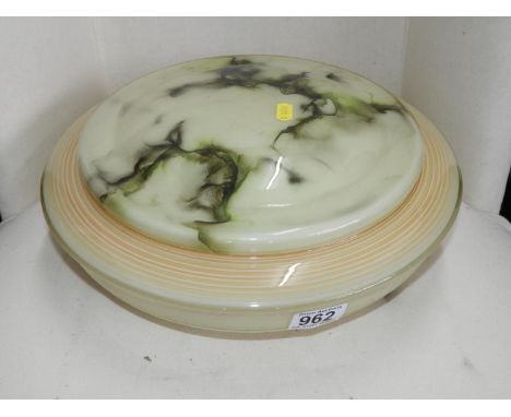 Vintage Glass Light Shade 