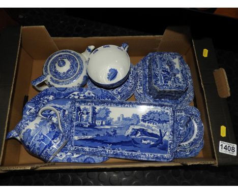 Quantity of Blue and White China - Copeland Spode 