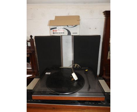 Bang &amp; Olufsen Turntable and Speaker System 