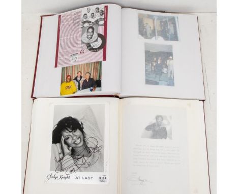 A Wonderful Soul Collection of Ephemera and Photographs including signed items in photographic albums. From a collector and f