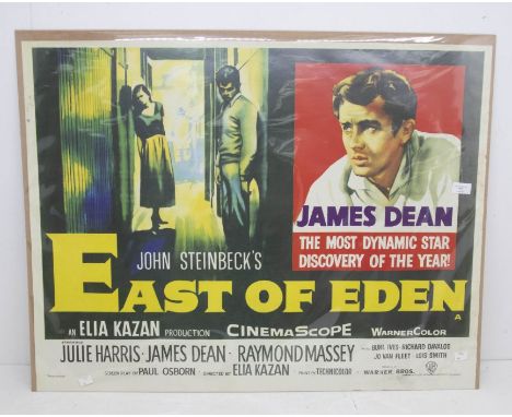 EAST OF EDEN 1970s later Print Poster in very good condition. It measures 35 x 27 .With board and polybag can be mailed rolle