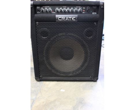 A Crate BT 50 Bass Amplifier Comes With Channel Selector Pedal In Good Overall Condition And Full Working Order 