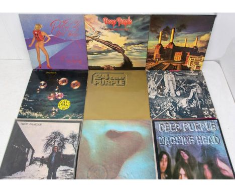 A Collection of LP Records in 2 boxes - Comprising of 9 x Genesis albums - Humblebums - BeBop Deluxe live with ep - ELO - Moo