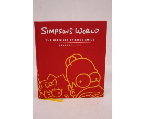Simpsons World Ultimate Guide Episode, 1-20, book and outer slip case in excellent condition.