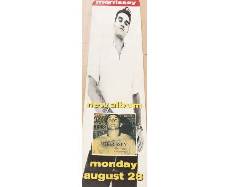 MORRISSEY ( The Smiths ) A LARGE WINDOW PROMOTIONAL DISPLAY / POSTER - Shop Display for the album `Southpaw Grammar`It measur
