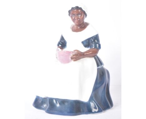 Royal Doulton – The Royal Governor's Cook - HN2233 - a hand painted ceramic figure / figurine of a seated lady in a Victorian