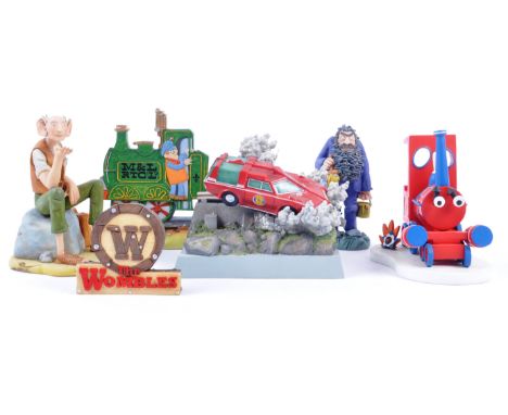 A mixed collection of Robert Harrop figurines to include Roald Dahl figures. Models are: MR09 The Train, CS04 Captain Scarlet