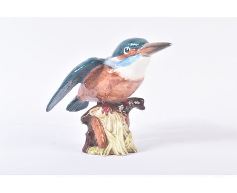 Beswick – Kingfisher– No. 2371 – a hand painted ceramic figure / figurine of a Kingfisher Bird. Painted and impressed, maker’