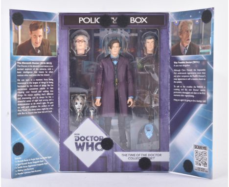 Doctor Who - Underground Toys - a 'Time Of The Doctor Collectors' Set ' boxed action figure set. Factory sealed, with content
