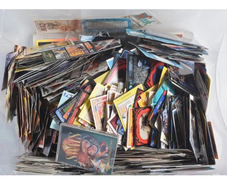 A large collection of assorted vintage TCG Trading Cards to include; large quantity of Upper Deck Michael Jordan Basketball c