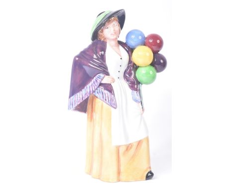 Royal Doulton – Balloon Lady – HN2935 – a hand painted ceramic figure / figurine of a lady and bunch of balloons. Maker’s mar