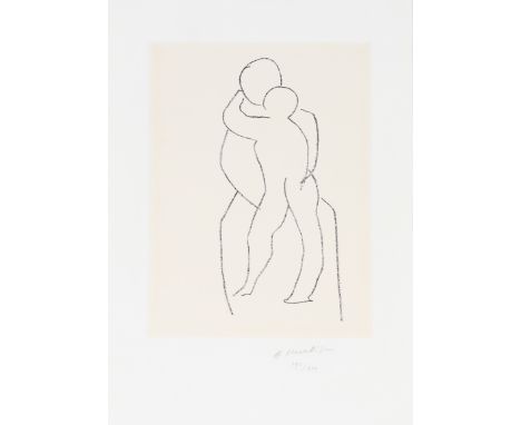 Henri Matisse (1869 - 1954) "Vierge a L'enfant" (Virgin and Child Standing) Lithograph. Pencil signed and numbered 195/200 lo