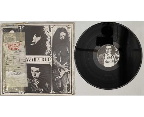 BYZANTIUM - LIVE &amp; STUDIO LP. A copy of the rare self-released LP Live &amp; Studio by Byzantium (1 of 100 copies). The r