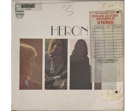 HERON - HERON LP (ORIGINAL UK COPY - DAWN DNLS 3010). A lovely copy of the stunning eponymous 1970 debut LP from Heron. The r
