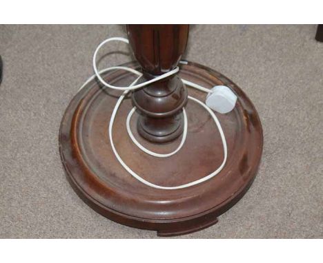 MAHOGANY STANDARD LAMP