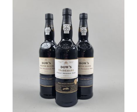 3 Bottles Dow's Finest Reserve Port  