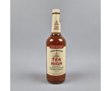 Ten High Aged in Cask Straight Bourbon 1980's  Whiskey/Whisky  