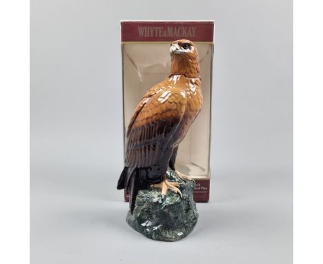 Whyte & Mackay Golden Eagle Royal Doulton Decanter   (Please note addition of felt to base. Fill level feels OK)  