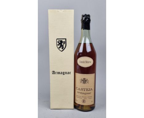 *+VAT* Casteja Grande Reserve Armagnac   Please Note: This lot is subject to VAT on the hammer price, in addition to the stan