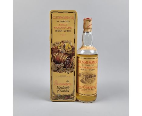 Glenmorangie 10 Year Old 1980's - 75cl - Limited Edition Handcrafts of Scotland Tin  (Please note low fill level, significant