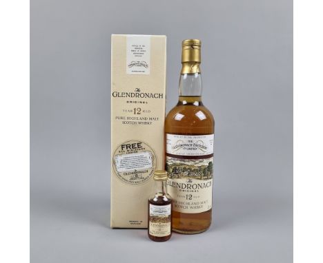 Glendronach 12 Year Old Original 1980's - 75cl including Glendronach 12 Year Old Sherry Casks 1980's Miniature  ​From a priva