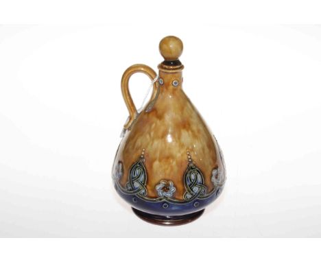 Royal Doulton flask, no. 1365, 20cm.