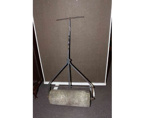 Vintage garden roller.