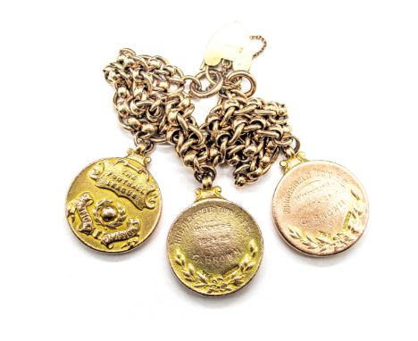 The following six lots have been consigned to auction by the family of George Brown. Medals - 1923-4, 24-5, and 25-6, The Foo