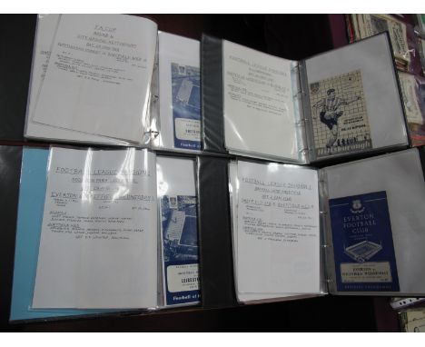 Sheffield Wednesday Programmes 1960-66 Including, 60-1 v. Burnley, F.A Cup and Ticket, Tottenham, Manchester United 60-1 F.A 