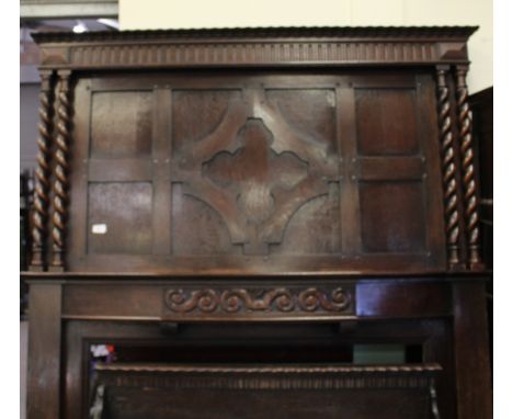 Waring & Gillow oak fire surround