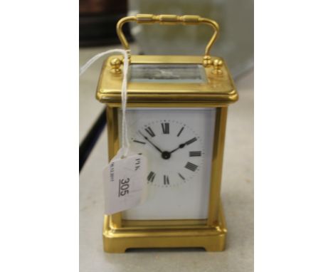 Brass carriage clock