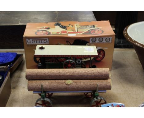 Mamod steam roadster, tractor & trailer