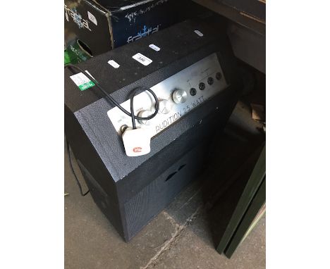 A vintage Audition 25w amplifier 