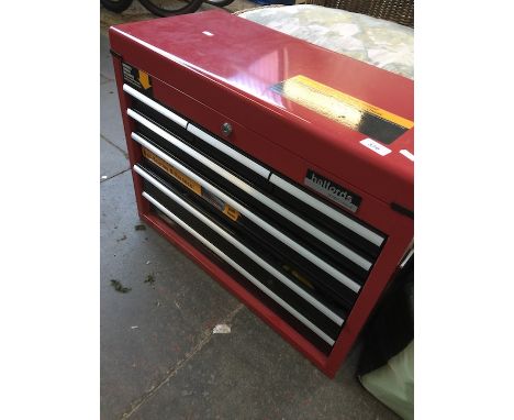 A Halfords professional toolbox drawers 