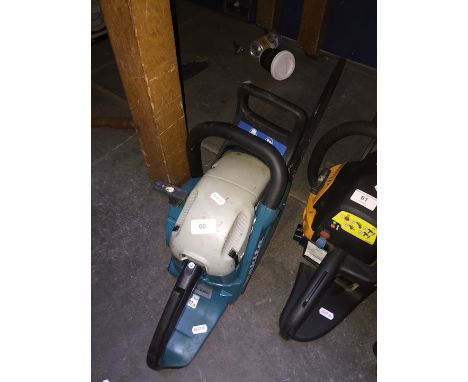A Makita petrol chainsaw 