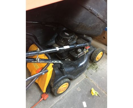 A McCulloch petrol engine lawnmower 
