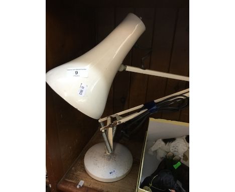 An anglepoise lamp 