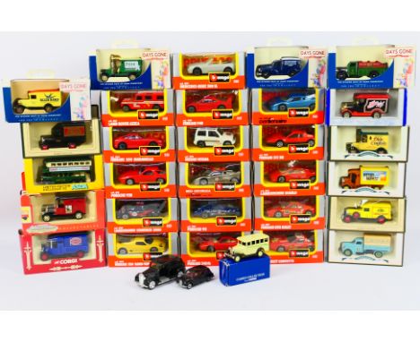 Bburago - Days Gone - A collection of mostly boxed cars and vans including Lamborghini Countach # 4127, Suzuki Vitara # 4194,