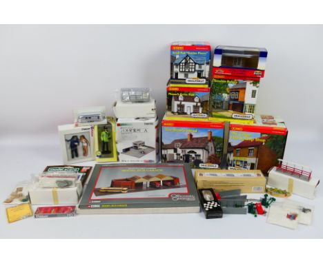 Hornby Skaledale - Preiser - Tomytec - Others - A collection of model railway scenic accessories in various scales. Lot inclu