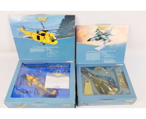 Corgi Aviation Archive - Two boxed 1:72 scale diecast model aircraft from Corgi AA. Lot consists of AA33601 Panavia Tornado G