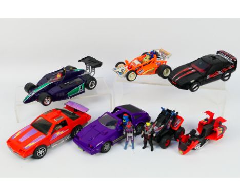 Kenner - Mask - A group of vintage Mask vehicles including Thunderhawk, Buzzard, Manta, Raven, Firefly, Iguana and Vampire. T