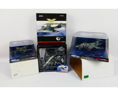 Corgi Aviation Archive - Three boxed Corgi Aviation Archive diecast model aircraft in 1:72 scale. Lot consists of Corgi AA327