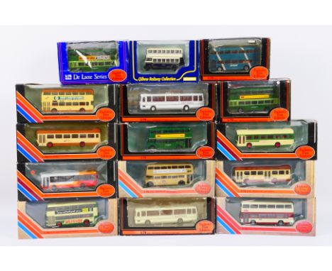 EFE - A boxed group of 15 diecast 1:76 scale model buses from EFE. Lot includes West Riding Bristol VRII Training Vehicle - r