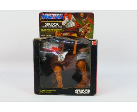 Mattel - Masters Of The Universe - An unopened 1983 Masters Of The UNiverse Stridor Armoured War Horse # 4966. The model appe